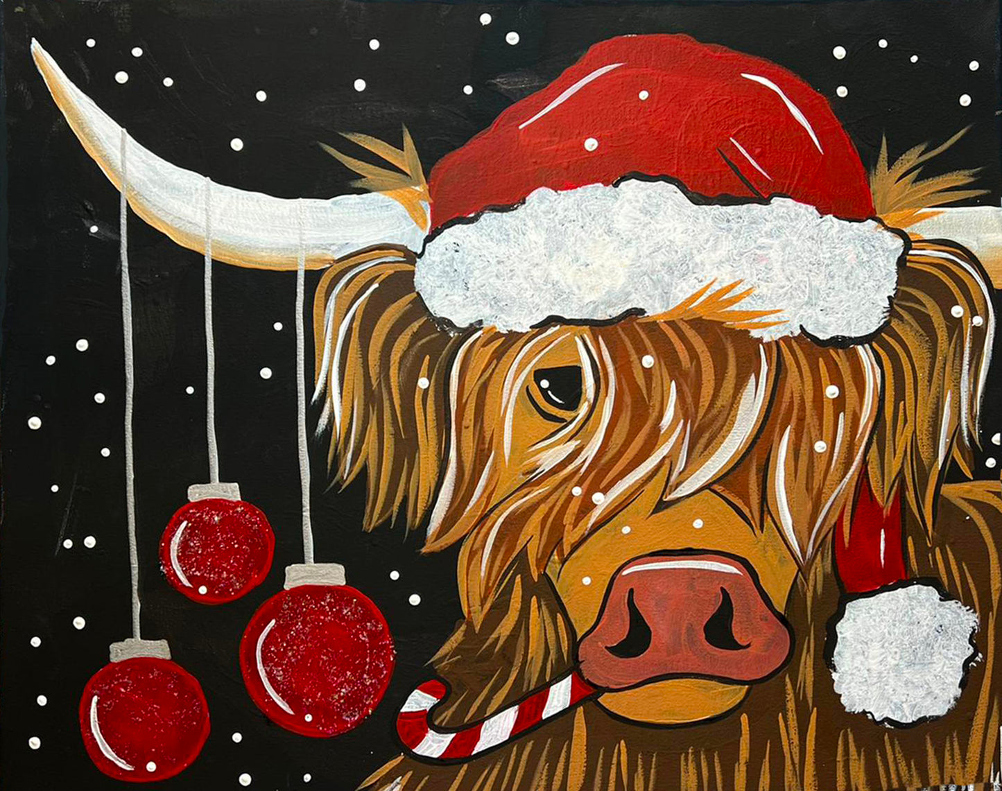 Highland Cow Paint Kit 16X20
