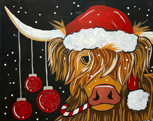 Highland Cow Paint Kit 16X20